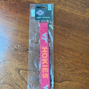 Virginia Tech Hokies Short Lanyard Key Chain